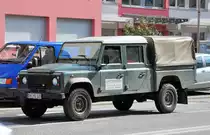 Land Rover Pickup einer Gartenbaufirma in Bonn, Adenauerallee, 18.03.2010