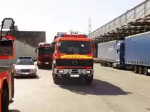 fahrzeug der wache s�derelbe aus hamburg
beim einsatz  fehlarlam  
bei der slh in hamburg
aufgenommen am 22-03-10