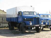 Pritschenwagen H 6 aus dem ehemaligen Bezirk Halle, beim 6. groe TATRA-Treffen Seehausen/Altmark 20.09.2009