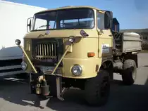 Es mu� ja nicht immer ein Mercedes sein auch dieser IFA W50 Kipper tut auf R�gen noch seinen Dienst.Am 23.M�rz 2010 in Bergen/R�gen.