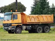 Mercedes-Benz Actros 3360 Kipplaster - fotografiert am 22.08.2009 im Landkreis Dahme-Spreewald - Copyright @ Ralf Christian Kunkel