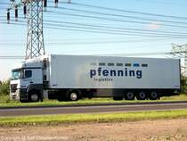 Mercedes-Benz Axor 1836 Sattelzugmaschine - Lastkraftwagen, LKW - fotografiert am 13.06.2009 im Landkreis Dahme-Spreewald - Copyright @ Ralf Christian Kunkel