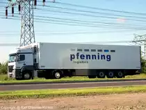 Mercedes-Benz Axor 1836 Sattelzugmaschine - Lastkraftwagen, LKW - fotografiert am 13.06.2009 im Landkreis Dahme-Spreewald - Copyright @ Ralf Christian Kunkel