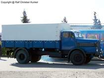 IFA H 6 Pritschenfahrzeug - hergestellt im VEB Kraftfahrzeugwerk  Ernst Grube  Werdau - fotografiert zum 6. Tatra-Treffen Seehausen am 19.09.2009 - Copyright @ Ralf Christian Kunkel 