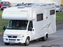 FIAT aus Regensburg mit Dethleffs Wohnmobilaufbau tourt durch Obersterreich;100322