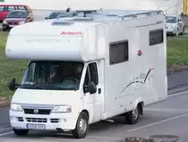 FIAT aus Regensburg mit Dethleffs Wohnmobilaufbau tourt durch Ober�sterreich;100322