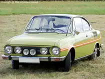 Skoda S 110 R Coup� - hergestellt in der Tschechoslowakei, eines der wenigen Autos auf DDR-Stra�en mit sportlichem Design - fotografiert am 09.08.2008 beim1. Oldtimer-Treffen in L�bben OT Neuendorf / Landkreis Dahme-Spreewald - Copyright @ Ralf Christian Kunkel