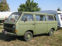Kleinbus VW T 3 aus dem ehem. Landkreis Schnebeck, beim 6. groe TATRA-Treffen Seehausen/Altmark 20.09.2009
