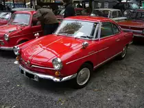NSU Sportprinz. 1959-1967. Der Wagen wurde von Bertone gezeichnet. Die ersten 2.715 Autos wurden auch bei Bertone gebaut. Sp�ter �bernahm diese Aufgabe das Karosseriewerk Drauz in Heilbronn. Historicar am 21.10.2007. 