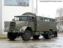 MAN 630 L2 A LKW 5t Bundeswehr - fotografiert am 13.03.2010 zum Militrfahrzeug-Treffen in der Versuchsanlage Kummersdorf - Copyright @ Ralf Christian Kunkel