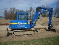 Mobilbagger der japanischen Firma Takeuchi,
Typ TB 175, 58PS, 7t Eigengewicht,
Mrz 2010