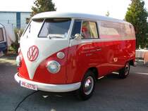 Kastenwagen VW T 1 der Baujahre 1963 - 1967 aus dem landkreis Prignitz beim 6. groe TATRA-Treffen Seehausen/Altmark 20.09.2009