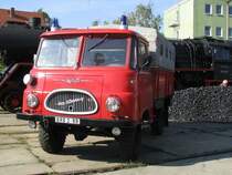 ROBUR LO 1800 LF aus dem ehem. Bezirk Schwerin auf dem Gelnde des mecklenburgischen Technik- und Eisenbahn-Museums, Bw Schwerin, 27.09.2009