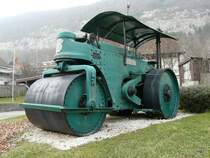 Strassenwalze von Barford & Perkins Makers Peterborough,England Typs SDIO Ref.Nr MM 008 Jg 1930 Gewicht 12 T abgestellt in Pieterlen am 23.01.2010