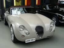 Wiesmann MF3 Roadster in whitehall beige am 15.03.2008 im Dsseldorfer Meilenwerk.