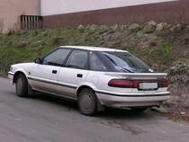 Toyta Corolla (E90, 1987-1992) Fliessheck. Aufgenommen: 23.03.2010