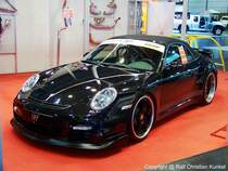 9ff-Porsche 997 Turbo TRC-78 - in 32,0 s von 0-300-0 km/h, von  0-100 in 4,8 s. 300-0 km/h in 7,7 Sekunden - fotografiert zur AMI Leipzig am 11.04.2008 - Copyright @ Ralf Christian Kunkel
