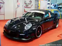 9ff-Porsche 997 Turbo TRC-78 - in 32,0 s von 0-300-0 km/h, von  0-100 in 4,8 s. 300-0 km/h in 7,7 Sekunden - fotografiert zur AMI Leipzig am 11.04.2008 - Copyright @ Ralf Christian Kunkel
