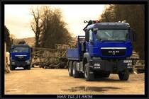 MAN TGS 33.480L mit MKG Kran. (28.03.2010)