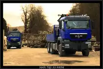 MAN TGS 33.480L mit MKG Kran. (28.03.2010)