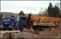 MAN 19.322 und MAN TGS 33.480L. (28.03.2010)