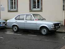 Ford Escort parkt im Stadtgebiet von Strabourg/Frankreich im Mrz 2010