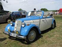 DKW F 8 Cabrio aus dem landkreis Gstrow beim 16. Oldtimer- und Traktorentreffen, Alt Schwerin/Meckl. 08.08.2009