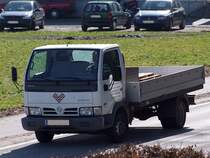 NISSAN-CABSTAR befindet sich nach erfolgreicher Zustellung wieder am Heimweg;100324