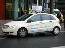 Mercedes B-Klasse als Taxi in Fulda, März 2010