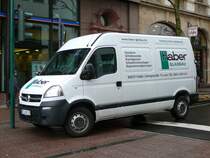 Opel Movano von Glasbau HABER in der Innenstadt von Fulda im März 2010