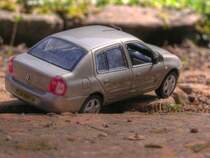 Rckansicht: Norev Renault Clio Symbol. Foto: 20.03.2010