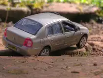 R�ckansicht: Norev Renault Clio Symbol. Foto: 20.03.2010