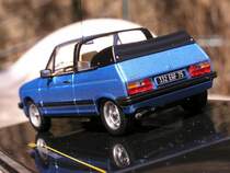 Rckansicht einen 1/43-er Talbot Samba Cabrio. Aufgenommen 20.30.2010