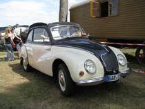 IFA F 9 Cabrio aus dem Landkreis Barnim beim 16. Oldtimer- und Traktorentreffen, Alt Schwerin/Meckl. 08.08.2009