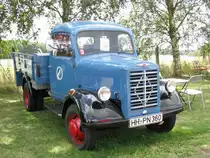 Lieferwagen BORGWARD B 2000 A aus der Hansestadt Hamburg, Meetzen 16.08.2009