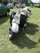 Motorroller  Berlin  aus der landeshauptstadt Schwerin in Meetzen 16.08.2009