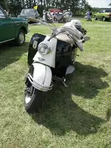 Motorroller  Berlin  aus der landeshauptstadt Schwerin in Meetzen 16.08.2009