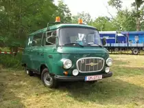 Halbkombi Barkas B 1000 des  IFA Service  aus dem landkreis uckermark beim 11. Perleberger Oldtimer- und Milit�rfahrzeugtreffen, Flugplatz Perleberg 12.07.2009