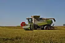 Claas Lexion 600 auf R�gen bei Grahlef�hr am 20.08.09