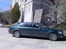 Mercedes-Benz S Klasse, GR�N am 01.04.2010.