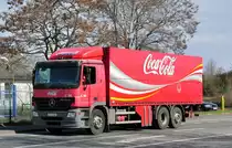 Mercedes Actros 2541  Coca Cola  in Euskirchen 25.03.2010