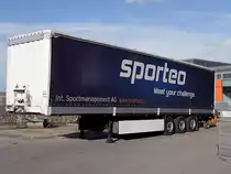  sporteo -Auflieger wurde anl�sslich des STIEGL-CupSpieles RIED�AustriaLUSTENAU im Bereich der KeineSorgenArena in Ried i.I. abgestellt;100331