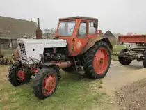 Traktor  Made in USSR  am 29.03.2010 am Balmer See auf der Insel Usedom.