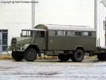 MAN 630 L2 A LKW 5t Bundeswehr - fotografiert am 13.03.2010 zum Milit�rfahrzeug-Treffen in der Versuchsanlage Kummersdorf - Copyright @ Ralf Christian Kunkel