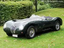 Jaguar C-Type - fotografiert am 29.09.2007 zu den British Car Classics auf Schloss Hubertush�he in Storkow (Storkower See) - Copyright @ Ralf Christian Kunkel 