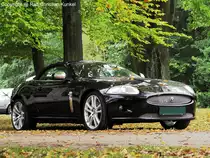 Jaguar XKR 4.2 Cabrio - fotografiert am 29.09.2007 zu den British Car Classics auf Schloss Hubertush�he in Storkow (Storkower See) - Copyright @ Ralf Christian Kunkel 