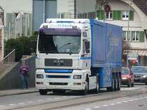 MAN Sattelschlepper unterwegs in Aarwangen am 25.03.2010