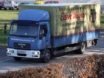 MAN einer Eisengrohandelsfirma aus Ried i.I. am Weg zur nchsten Entladestelle;100323