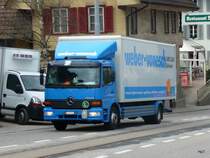 Mercedes Ateco mit Kastenaufbau unterwegs in Aarwangen am 25.03.2010
