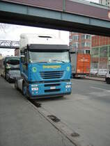 Ein IVECO Stralis in Frankfrut am Main abgestellt am 21.03.10 